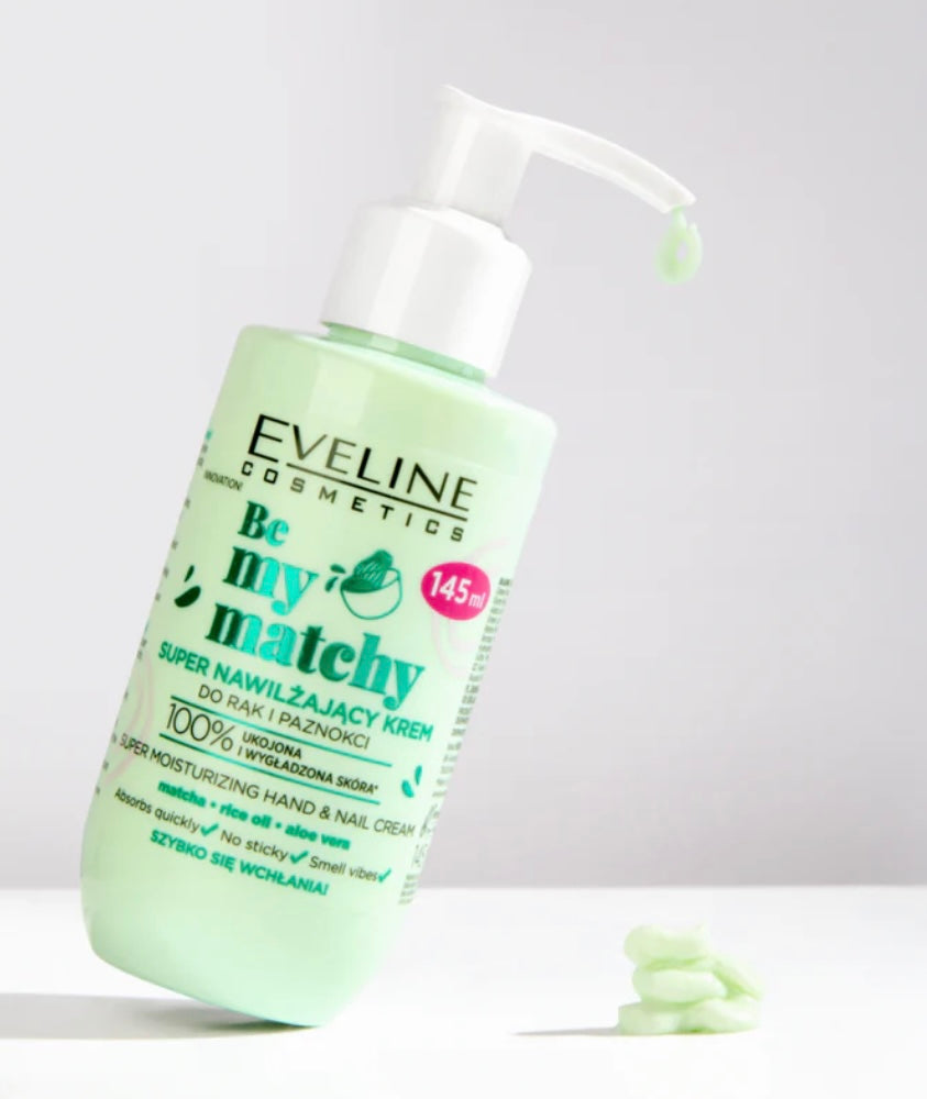 Eveline BE MY MATCHY
Super nawilżający krem do rąk i paznokci 145ml