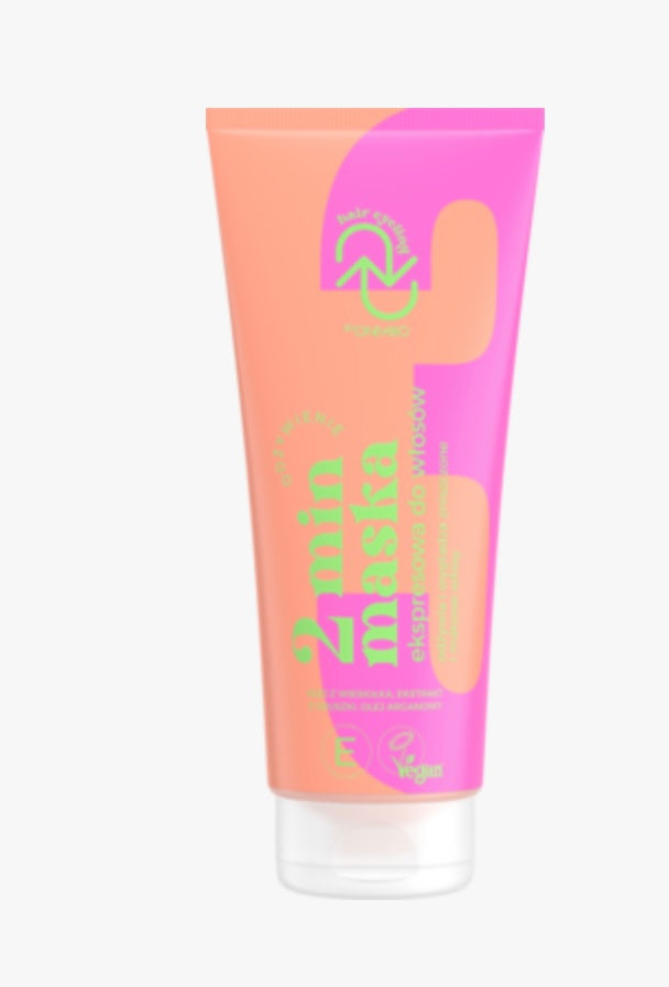 ONLYBIO HAIR CYCLING
Maska do włosów, 2 minutowa, ekspresowa, odżywcza
200 ml