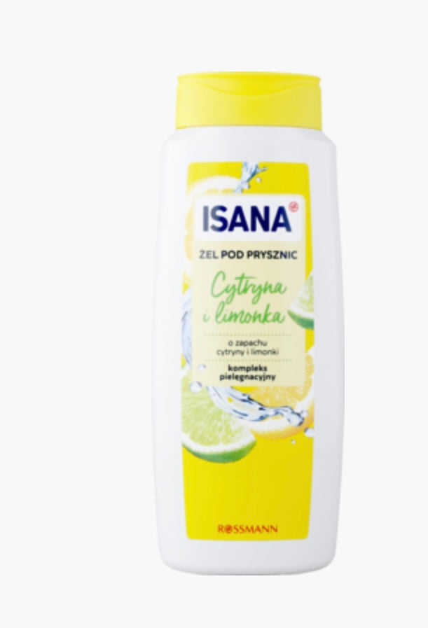 Isana
Żel pod prysznic, Cytryna i Limonka
500 ml