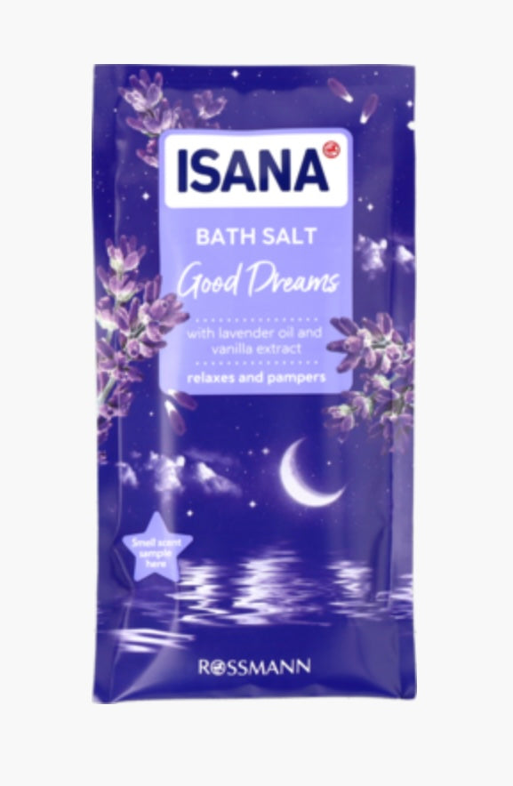Isana
Sól do kąpieli, z olejkiem lawendowym, Good Dreams
80 g