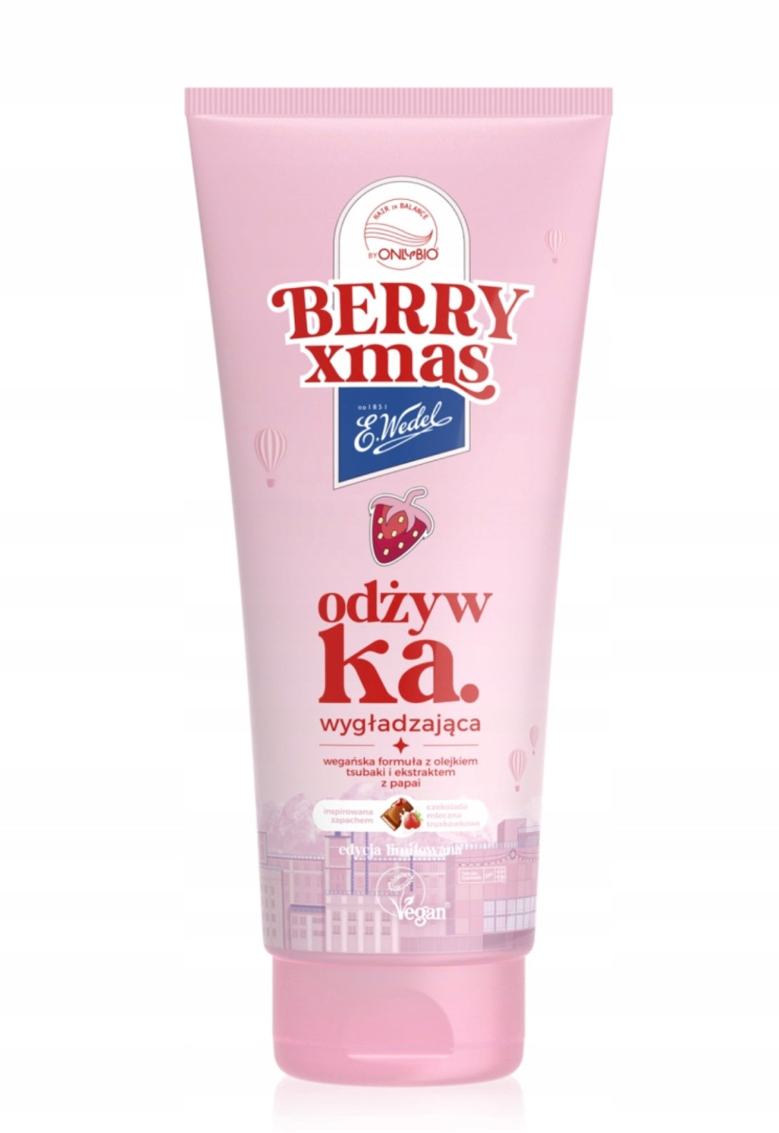 Hair in Balance x E. Wedel Odżywka wygładzająca czekolada truskawkowa 200ml