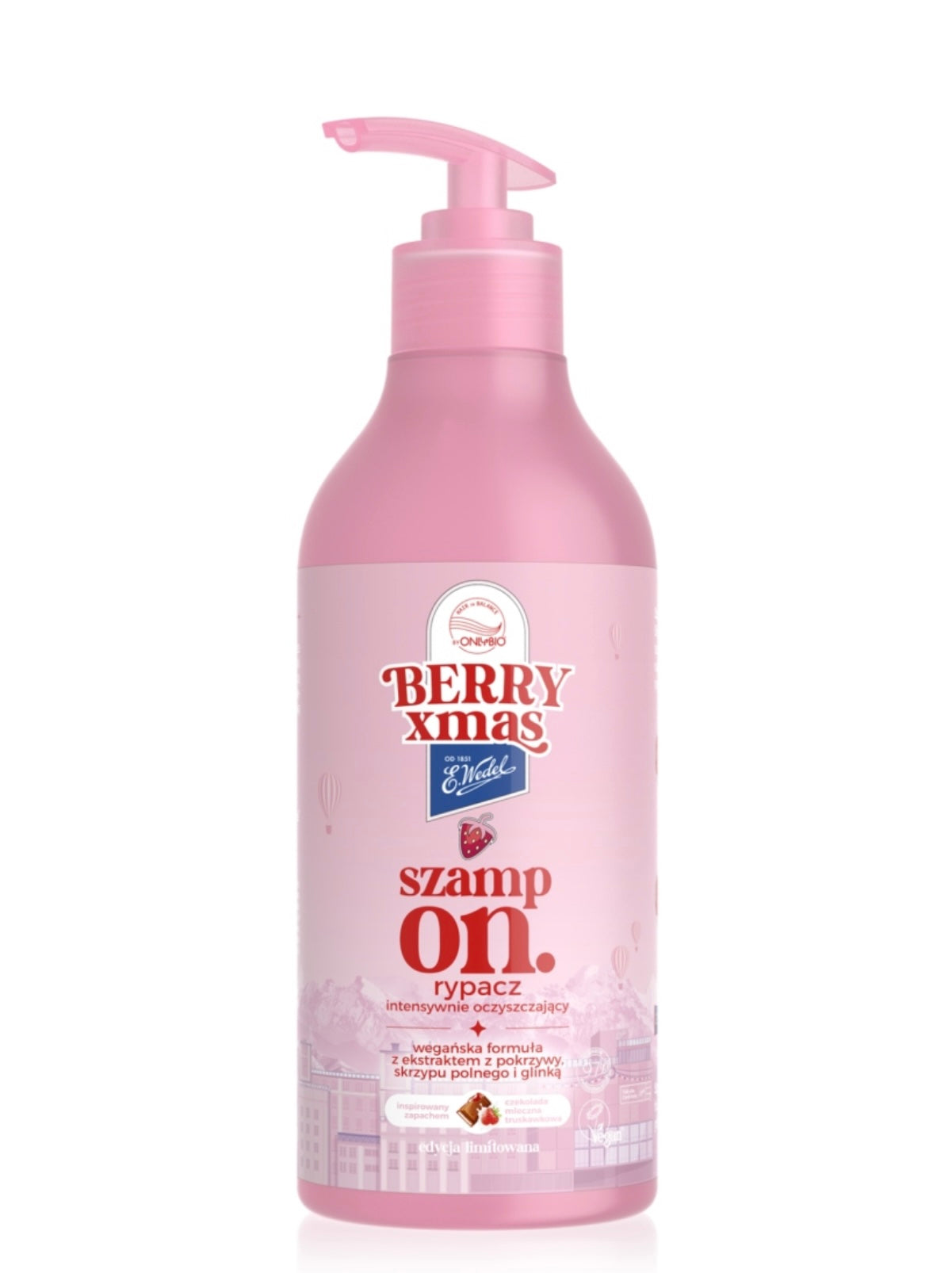 Hair in Balance x E. Wedel Rypacz Szampon czekolada truskawkowa 400 ml