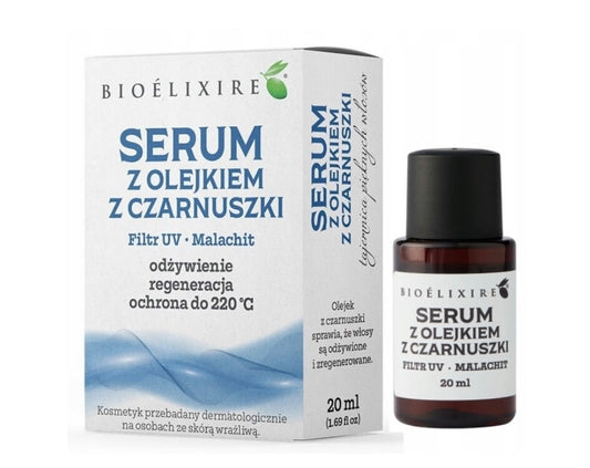 BIOELIXIRE Serum silikonowe Czarnuszka+ Filtr UV 20 ml
