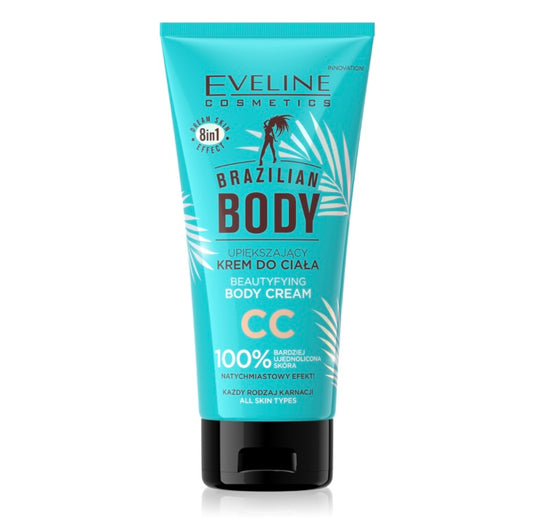 Eveline Brazilian Body Upiększający Krem do Ciała CC dla każdego Rodzaju Skóry 150ml