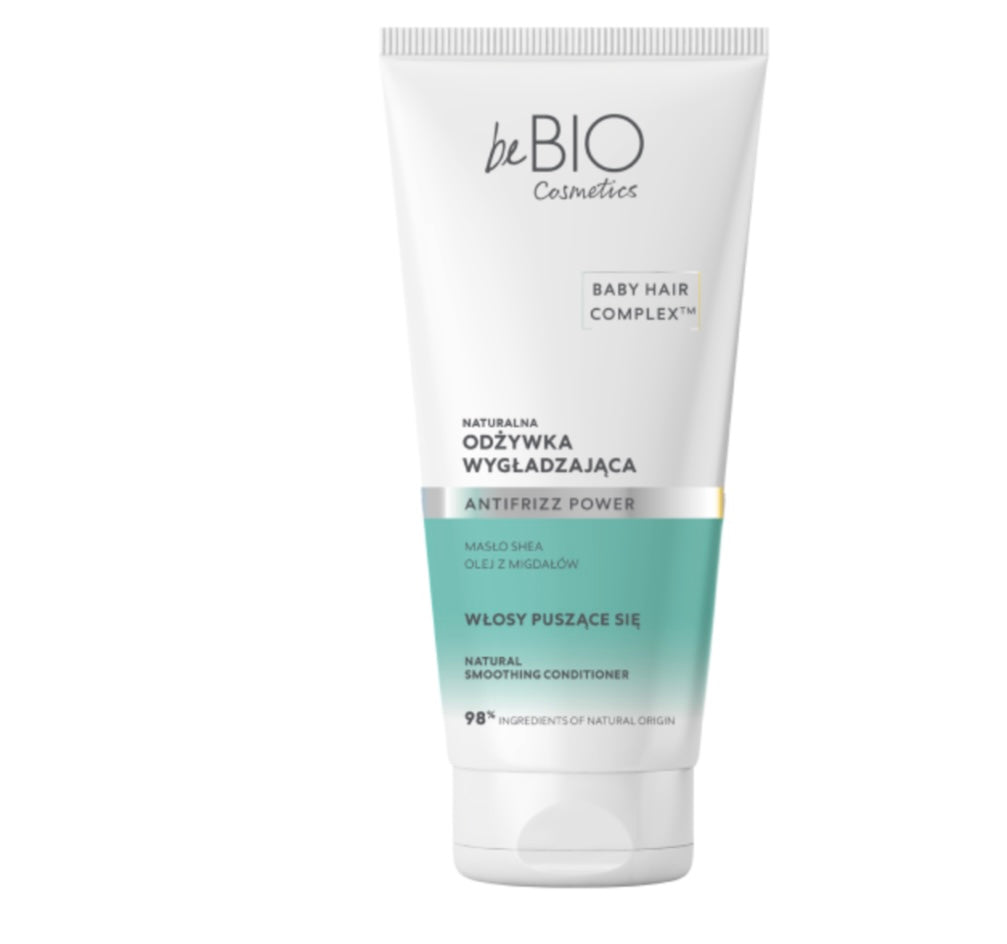 Naturalna wygładzająca odżywka do włosów puszących się 200ml BeBIO Cosmetics