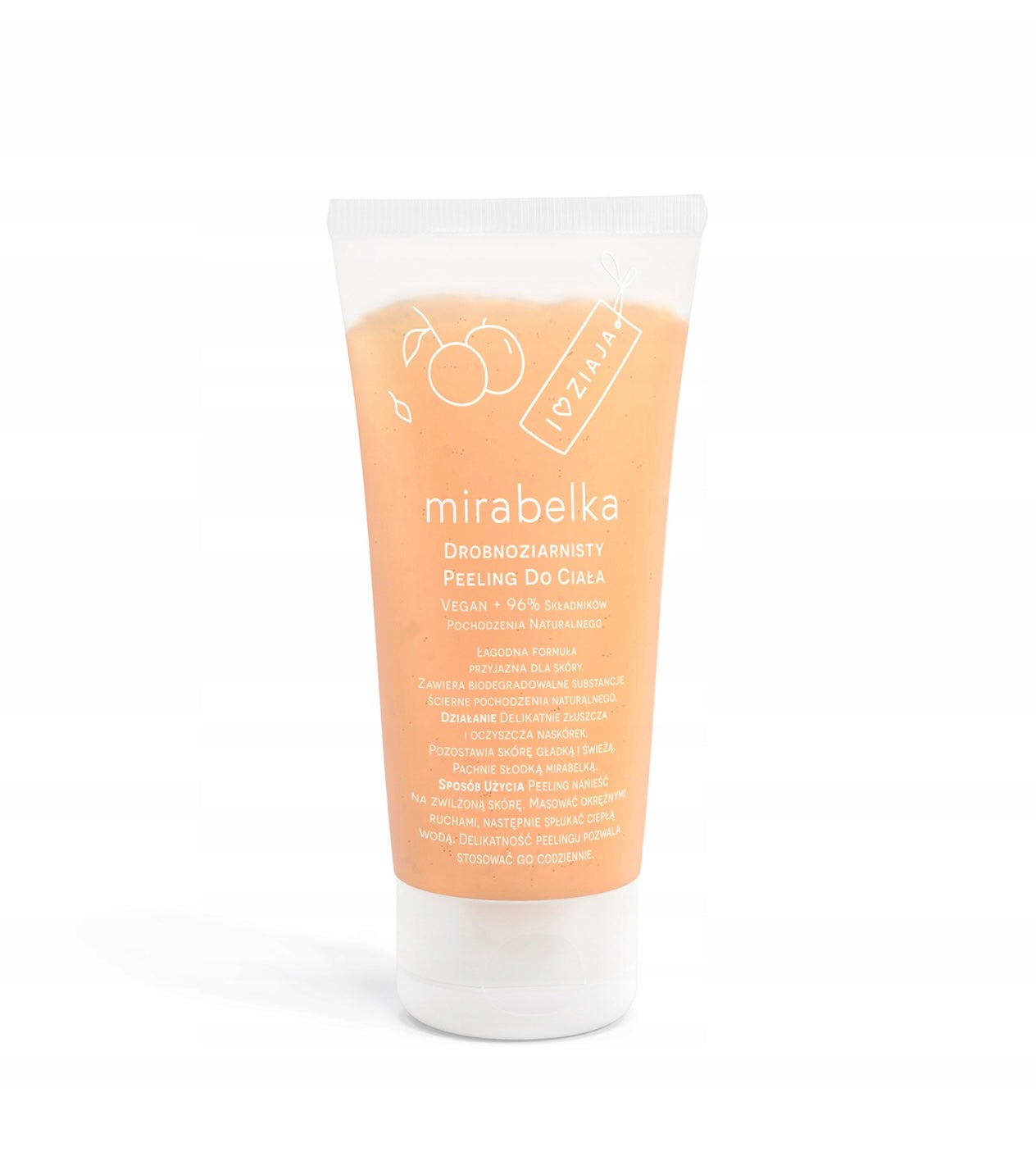ZIAJA Mirabelka peeling do ciała 160ml limitowana edycja