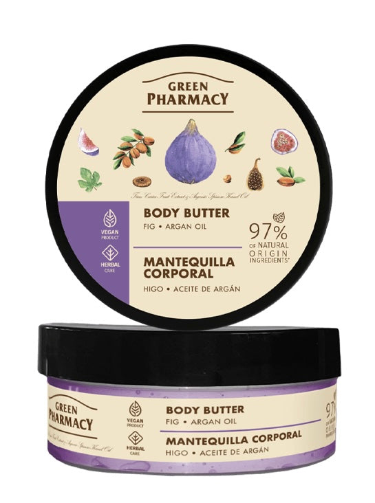 Green Pharmacy Masło do Ciała Figa i Olejek Arganowy 200ml