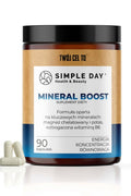 Twój Cel Mineral Boost – glicynian magnezu
Suplement diety wspierający równowagę elektrolitową, pracę mięśni i metabolizm energetyczny
90 kapsułek