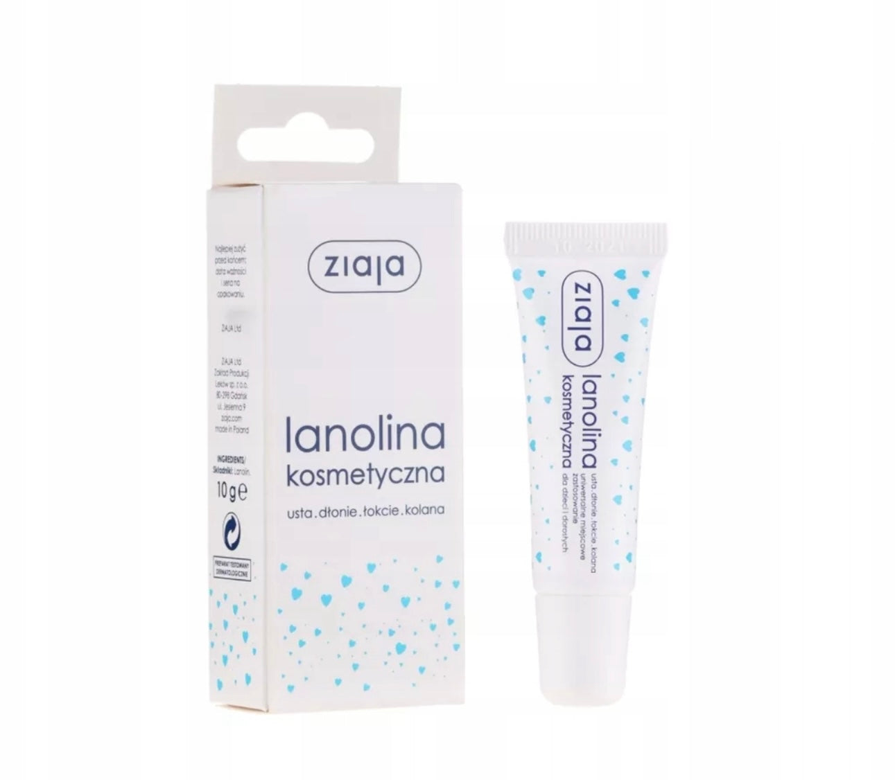 Ziaja Lanolina kosmetyczna, usta, dłonie, łokcie, kolana