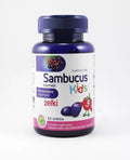 Sambucus Kids Żelki | 60 żelków o smaku malinowym | Suplement diety