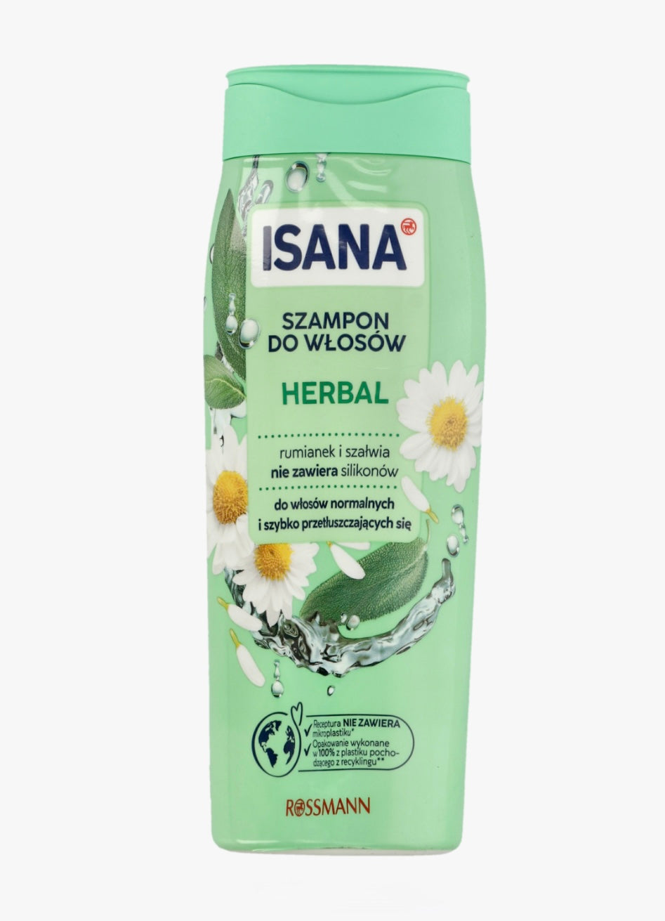 ISANA Herbal
Szampon do włosów normalnych i przetłuszczających się