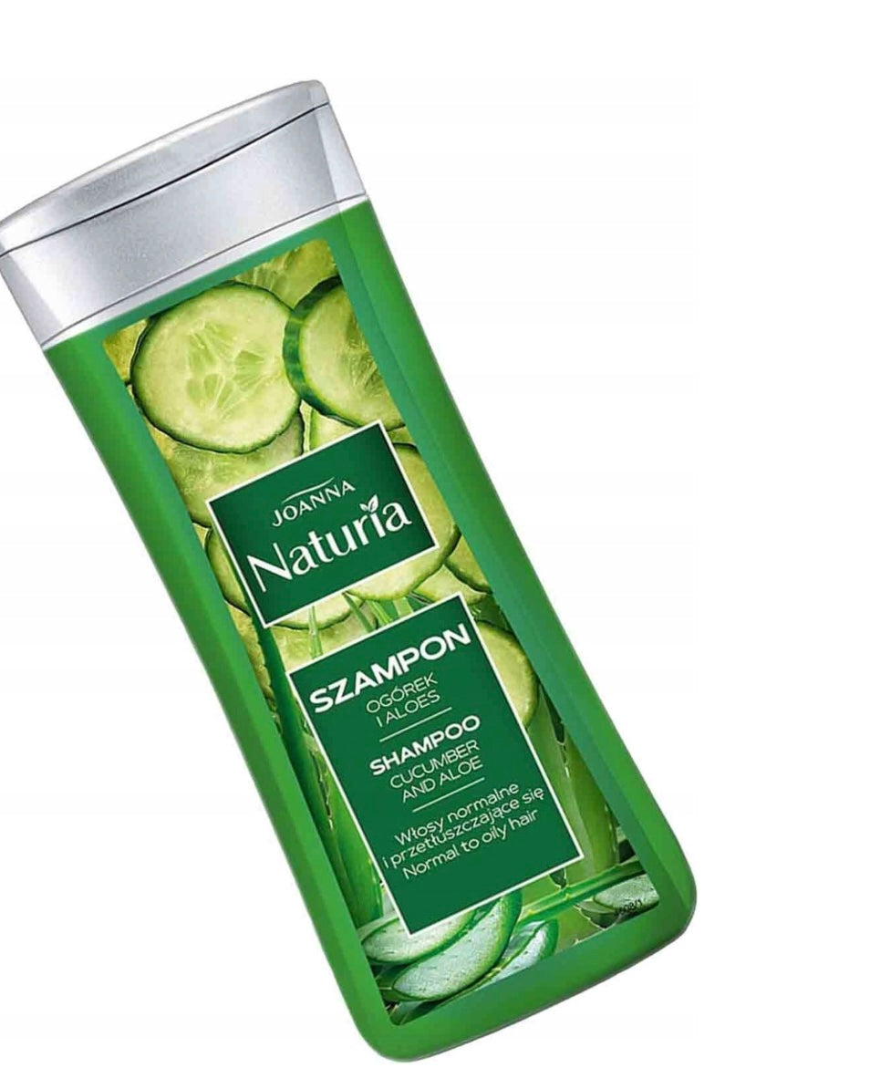 Szampon do włosów przetłuszczających się Joanna Naturia Ogórek Aloes 200ml