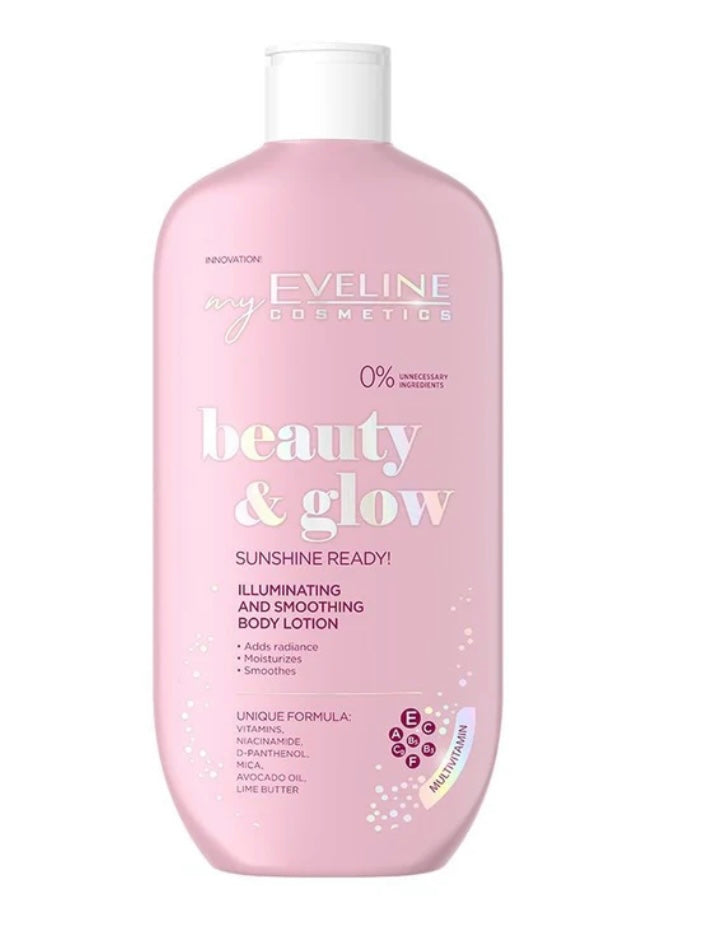 Eveline Beauty & Glow Rozświetlający Balsam Wygładzający do Ciała 350ml