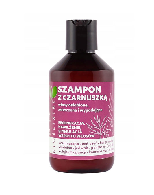 Szampon Bioelixire 300 ml z czarnuszką stymulacja porostu włosów
