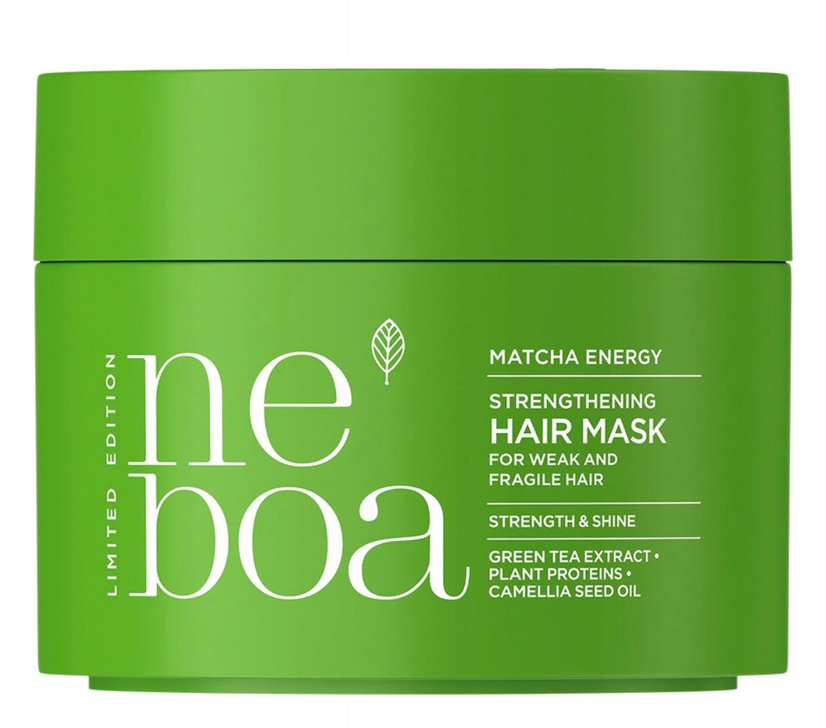 Neboa Matcha Maska Wzmacniająca do Włosów Osłabionych Łamliwych 300 ml
