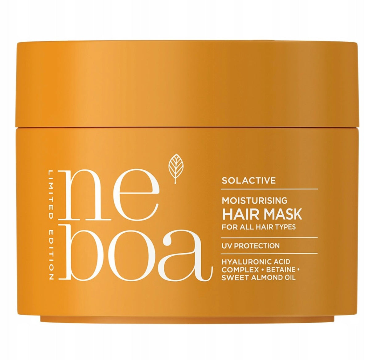 Neboa Solactive Nawilżająca Maska każdego Rodzaju Włosów Ochrona UV 300ml